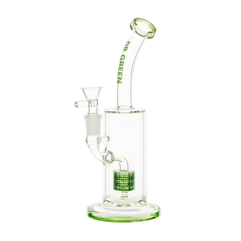 Бонг Dr. Green Bubbler 1xDrum Percolator - Бонги - Бонги стеклянные - Изогнутые бонги - Магазин бонгов бонгшоп.рф