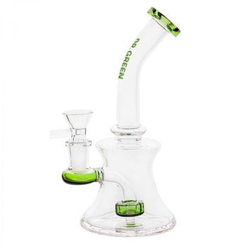 Бонг Dr.Green Mini Bubbler - Бонги - Бонги стеклянные - Изогнутые бонги - Магазин бонгов бонгшоп.рф